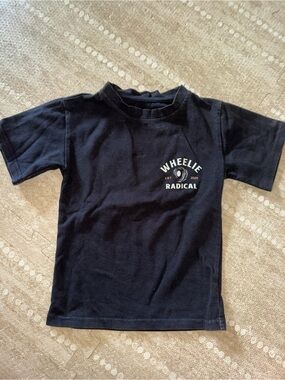 Kids Black Short-Sleeve Tee